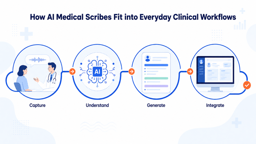AI Medical Scribe Workflow